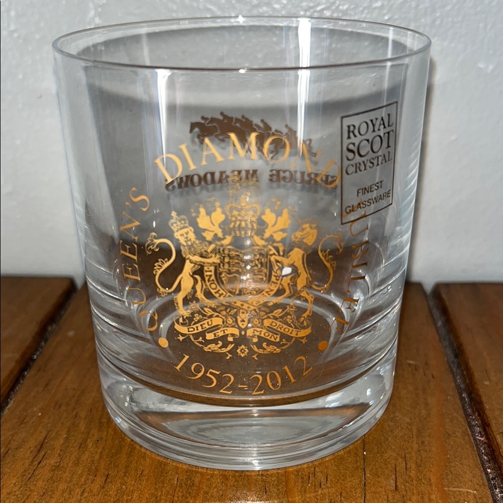 Queen’s Diamond Jubilee Crystal Glassware (Previously Owned)